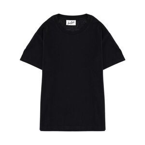 MC2 SAINT BARTH Cotton Jersey T-Shirt Women BLACK T-Shirts & Tops